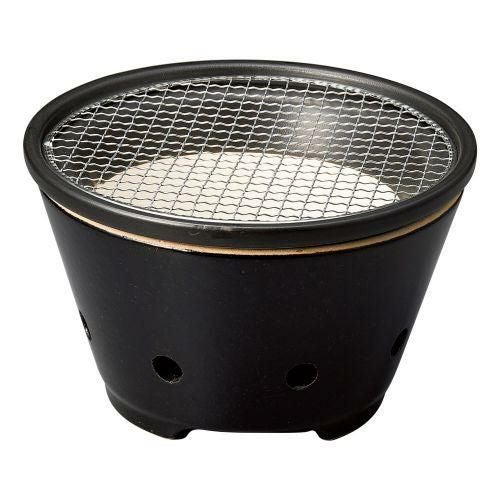 黒釉炭コンロ 26×26×15.5cm 393-189