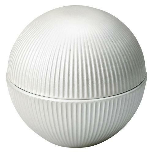 シルバーしのぎ蓋物 φ9.7×9cm 470-109