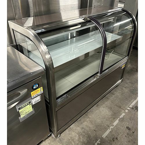 【業界最長1年保証】【中古】対面冷蔵ショーケース(両面扉) 大穂製作所 OHGP-5d-1200W 幅1200×奥行500×高さ995 【送料別途見積】【札幌白石店在庫】