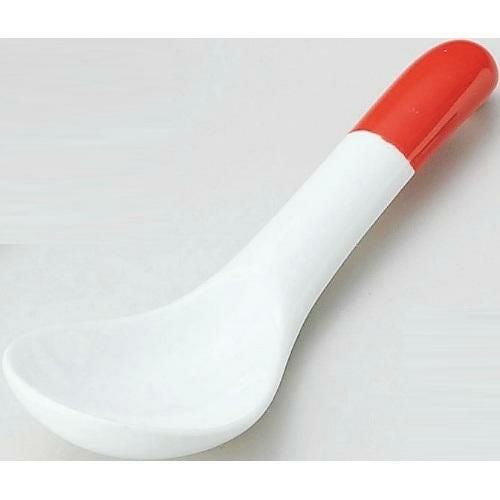 カラースプーン&レンゲ 洋風レンゲ 赤/業務用食器