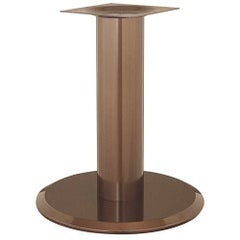 スチールベーステーブル脚 ベースサイズ：A500φ×高さ700 品番：RS-6D-L 塗装カラー：99 ポール：165φ