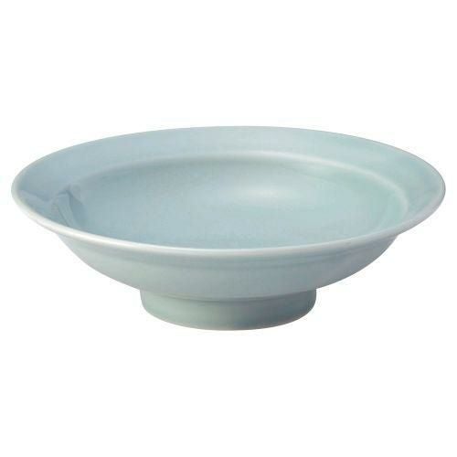 青磁8.0丸高台皿 φ24.8×6.6cm(1105cc) 582-189