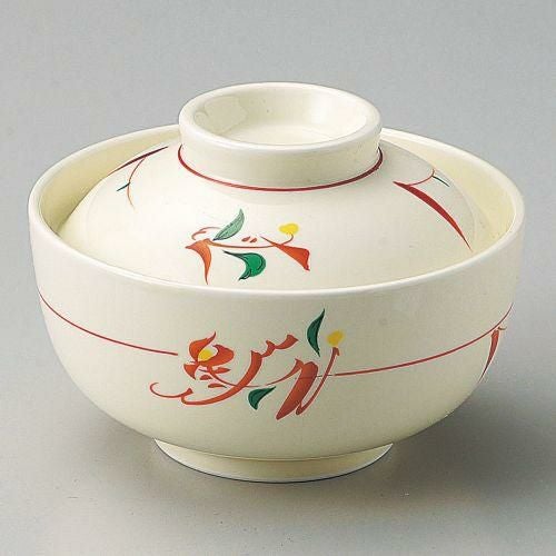 赤絵みのり円菓子碗 φ11.8×7.8cm 109-069