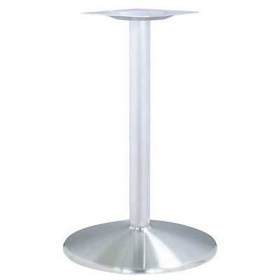 ステンレスH.Lベーステーブル脚 ベースサイズ：A450φ×高さ700 品番：RS-D（ステンレスH・L） 塗装カラー：ポールCRヘアーライン ポール：60φ