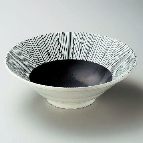 クシ墨輪二重8.0深鉢 24×7.8cm 254-189