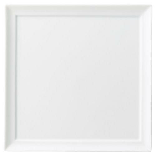 白磁オードブル20cm四角皿 20.7×20.7×1.3cm 482-119
