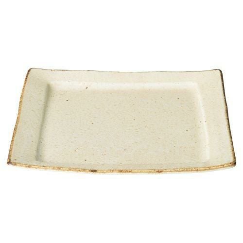 くつろぎ粉引盛り皿 24.5×23×3cm 506-099