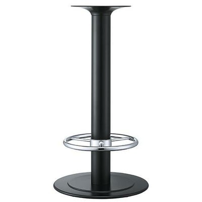 スチールベースハイテーブル脚（足掛付） ベースサイズ：A500φ×高さ1000 品番：RSQ-D 塗装カラー：441-STP ポール：101φ