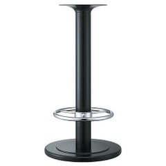 スチールベースハイテーブル脚（足掛付） ベースサイズ：A500φ×H40×高さ1000 品番：RSQ-DH 塗装カラー：441-STP ポール：101φ