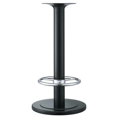 スチールベースハイテーブル脚（足掛付） ベースサイズ：A500φ×H40×高さ1000 品番：RSQ-DH 塗装カラー：441-STP ポール：101φ