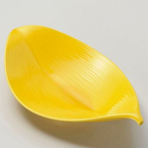 濃黄葉形向付 25.6×15×6cm 044-069