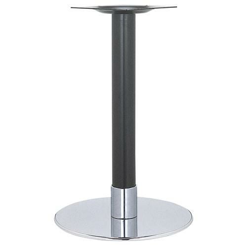 スチールベーステーブル脚 ベースサイズ：A450φ×H20×高さ700 品番：RSQ-N 塗装カラー：141-H ポール：101φ