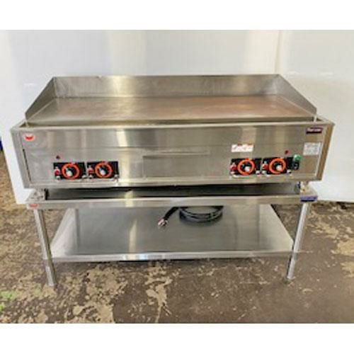 業務用/新品】【マルゼン】電気グリドル サーモスタット付 MEG-126 幅