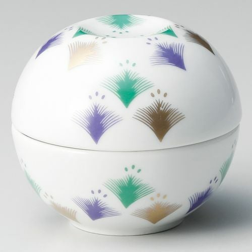 三色松葉蓋付珍味 φ6.5×5.8cm 088-049