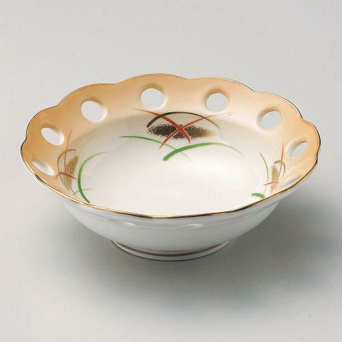 加茂川花型透し小鉢 φ13.3×4.5cm 063-139