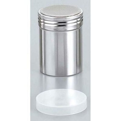 18-8 パウダー缶(アクリル蓋付)小 φ55×80