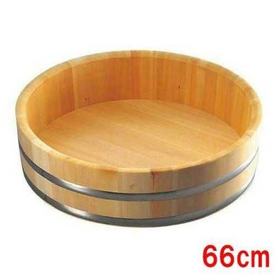 さわら 特上 飯台 ステンタガ底竹巻 66cm 5升