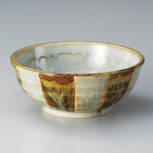 錆十草7.0腰張丼 φ21.4×8.6cm 307-049