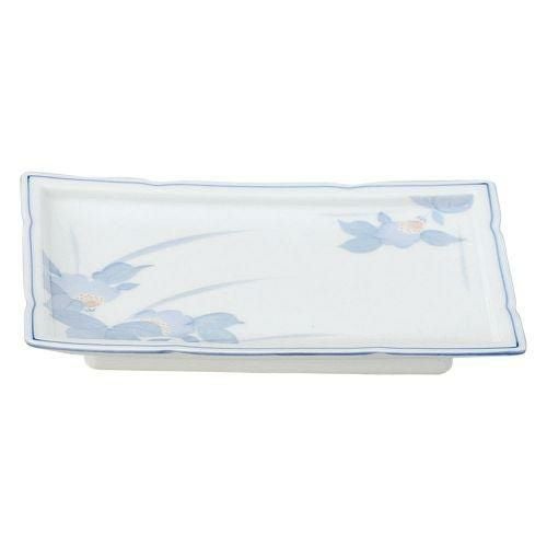 まごころ角渕焼物皿 21.7×14.5×3cm 415-189