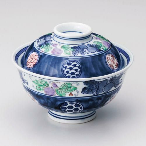 錦丸紋ひさご蓋丼 φ16×12.1cm 340-119