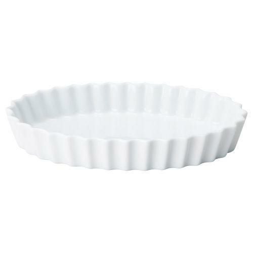 レンジ食器舟10吋パイ皿 25.7×16.5cm 535-189