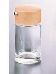 ソースさし No1684 大 木目 抗菌樹脂キャップ