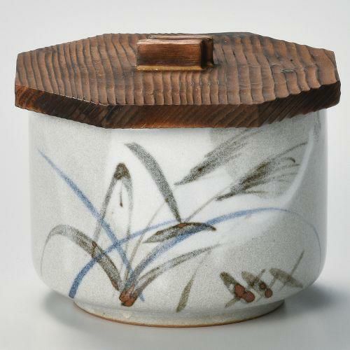 益子ススキ飯器 φ10.5×7.8cm 342-129