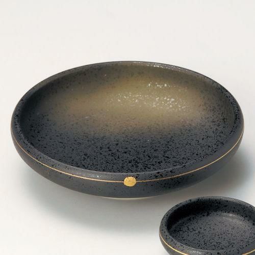 金彩焼締め鉄鉢向付 φ15.2×4.1cm 023-149