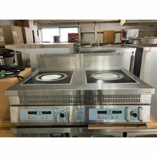 業界最長1年保証】【中古】電磁調理器(IHコンロ2口) コメットカトウ CI