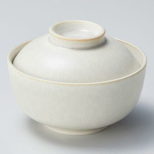 ラポール円菓子碗(白銀) φ11.8×7.7cm 109-079