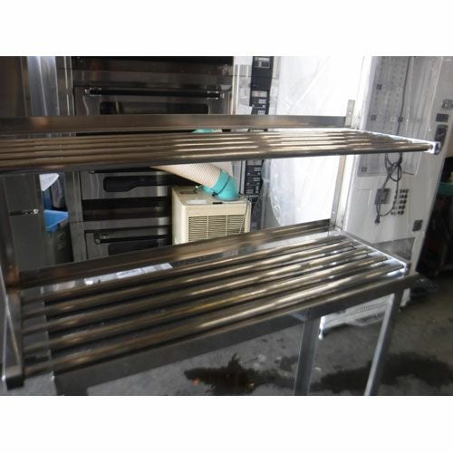 中古】パイプ棚 2段 BGなし 幅900×奥行270×高さ300 【送料別途見積