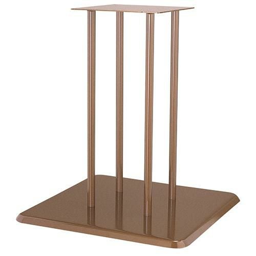 スチールベーステーブル脚 ベースサイズ：A460×B460×高さ700 品番：ST-5D-F 塗装カラー：99 ポール：25φ×4本 150P