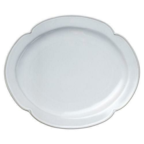 デプレホワイトオーバルプレートL 24.9×21×2.5cm 501-059