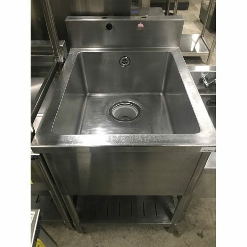 中古】一槽シンク BGあり 幅600×奥行750×高さ850 【送料無料】【業務用 中古】一槽シンク BGあり 幅600×奥行750×高さ850 【送料無料】【業務用