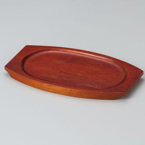 スリ塗長丸木台T(170×90) 21.5×11×H1.5cm 539-399