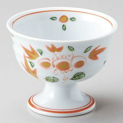 赤絵高台小鉢 φ8.7×6.9cm 081-049