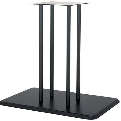 スチールベーステーブル脚 ベースサイズ：A700×B460×高さ700 品番：TST-5D-F 塗装カラー：44 ポール：25φ×4本 (200P×150)