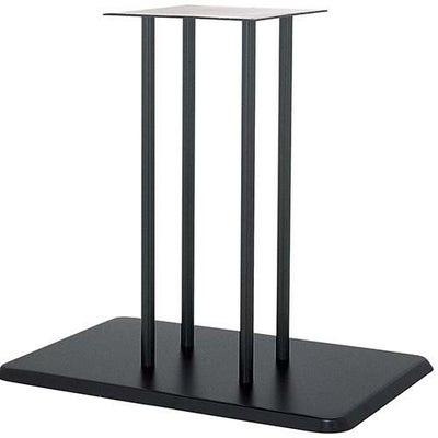 スチールベーステーブル脚 ベースサイズ：A700×B460×高さ700 品番：TST-5D-F 塗装カラー：44 ポール：25φ×4本 (200P×150)