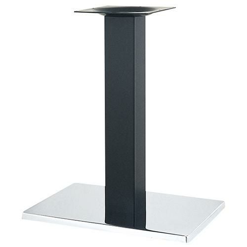 スチールベーステーブル脚 ベースサイズ：A550×B370×高さ700 品番：TST-K 塗装カラー：14 ポール：100角