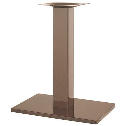 スチールベーステーブル脚 ベースサイズ：A550×B370×高さ700 品番：TST-K 塗装カラー：99 ポール：100角