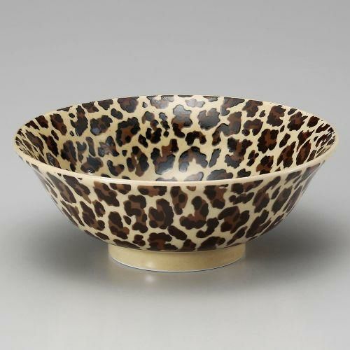 豹柄ラーメン6.5丼 φ19.5×7.2cm 608-069