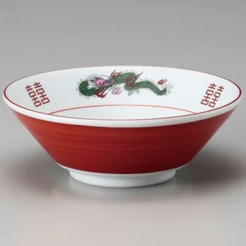 赤巻三ツ竜切立6.3丼 φ19.6×7.1cm 677-288/605-259