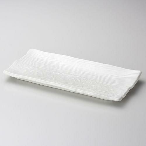 白楽ホッケ大皿 32.5×15.5×3.2cm 135-169