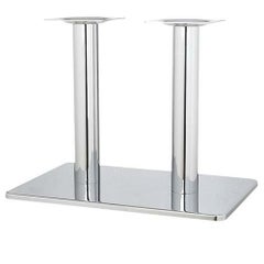 スチールベーステーブル脚 ベースサイズ：A680×B450×高さ700 品番：TST-W 塗装カラー：11 ポール：76φ×2