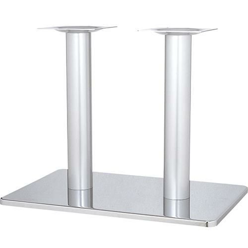 スチールベーステーブル脚 ベースサイズ：A680×B450×高さ700 品番：TST-W 塗装カラー：18 ポール：76φ×2