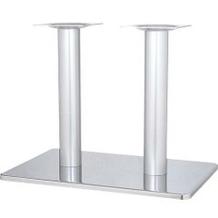 スチールベーステーブル脚 ベースサイズ：A680×B450×高さ700 品番：TST-W 塗装カラー：18 ポール：76φ×2