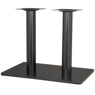 スチールベーステーブル脚 ベースサイズ：A680×B450×高さ700 品番：TST-W 塗装カラー：44 ポール：76φ×2