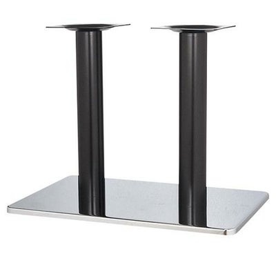 スチールベーステーブル脚 ベースサイズ：A850×B550×高さ700 品番：TST-W 塗装カラー：14 ポール：101φ×2