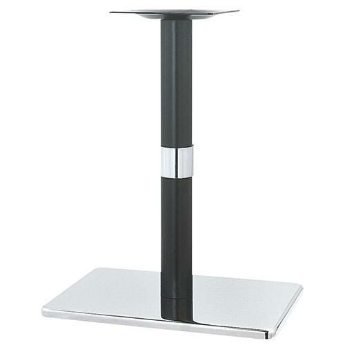 スチールベーステーブル脚 ベースサイズ：A550×B370×高さ700 品番：TST 塗装カラー：141-R ポール：76φ