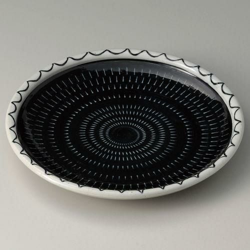 黒海パスタ皿 φ26.8×3.5cm 303-039